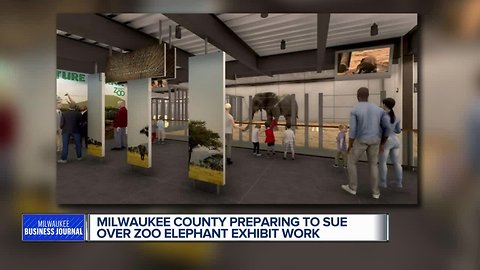 Milwaukee County Zoo prepares to sue contractors over elephant exhibit work