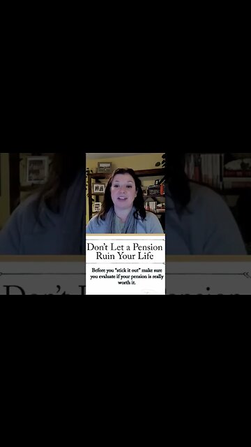 Hate you job but scared of losing your pension? Here's what you need to do 👆