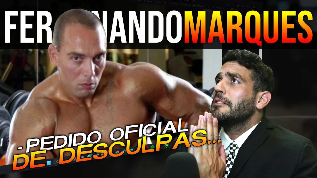 PEDIDO DE DESCULPAS AO FERNANDO MARQUES.. NÃO QUERO SER PRESO!