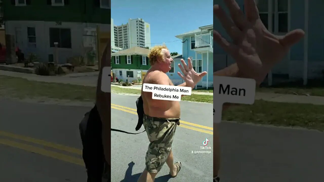 The Philadelphia Man Rebukes Me