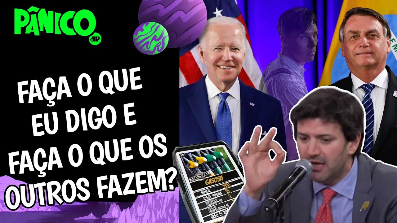 BRASIL VIROU O JOGO DA IMITAÇÃO CONTRA BIDEN COM SUPER TRUNFO DOS COMBUSTÍVEIS? Pablo Spyer analisa