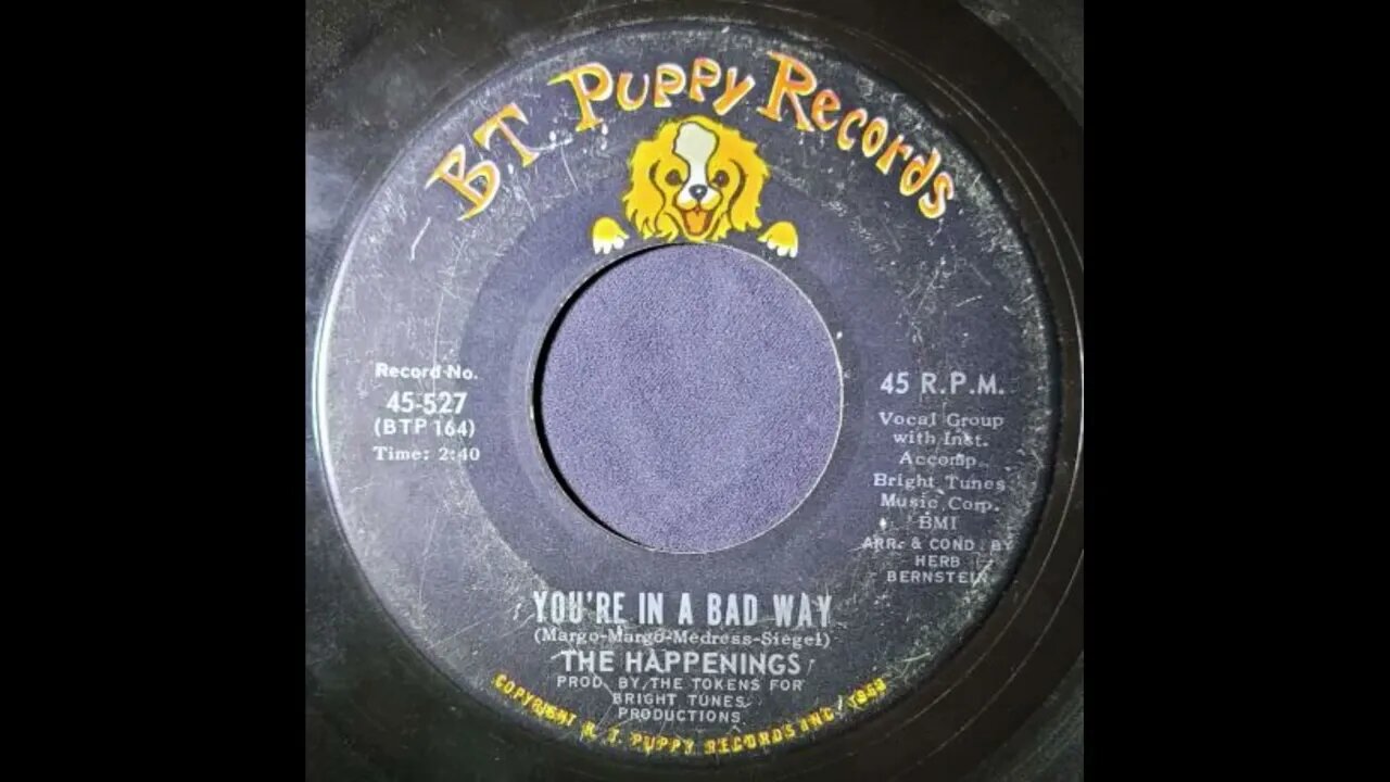 The Happenings - You're in a Bad Way