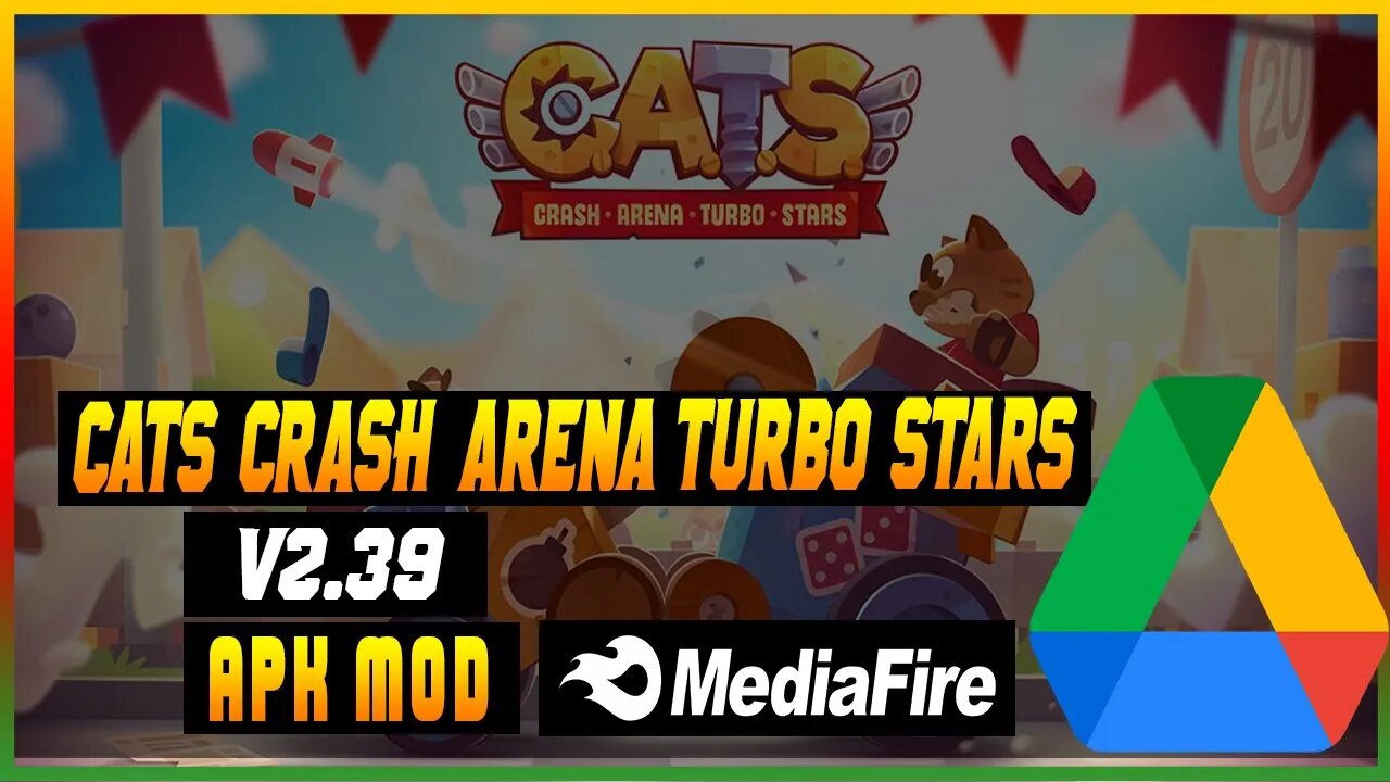CATS Crash Arena Turbo Stars v2.39 Apk Mod [God Mode]