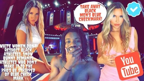 White Women Don't Respect Black Athletes: Snow Bunny Demands Former Athletes Blue Check Be Removed