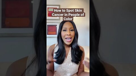 How to Spot SKIN CANCER in People of Color! 😯 #shorts