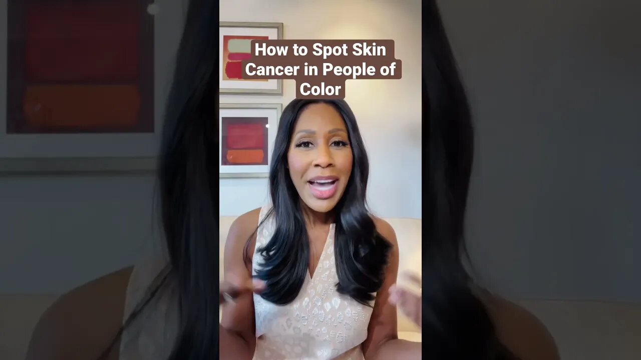 How to Spot SKIN CANCER in People of Color! 😯 #shorts