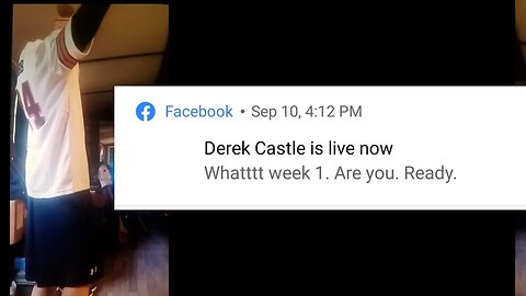 Derek Derkie Castle Facebook Live 9/10/23. Da Browns. #derkieverse #sbaw #derkie #white