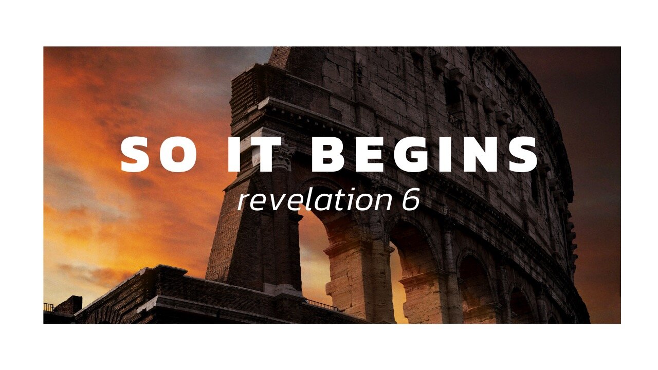 So It Begins // Sunday Morning