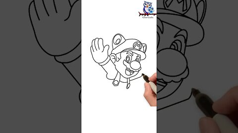 Draw White Raccoon Mario #drawing #drawingtutorial #supermariobros