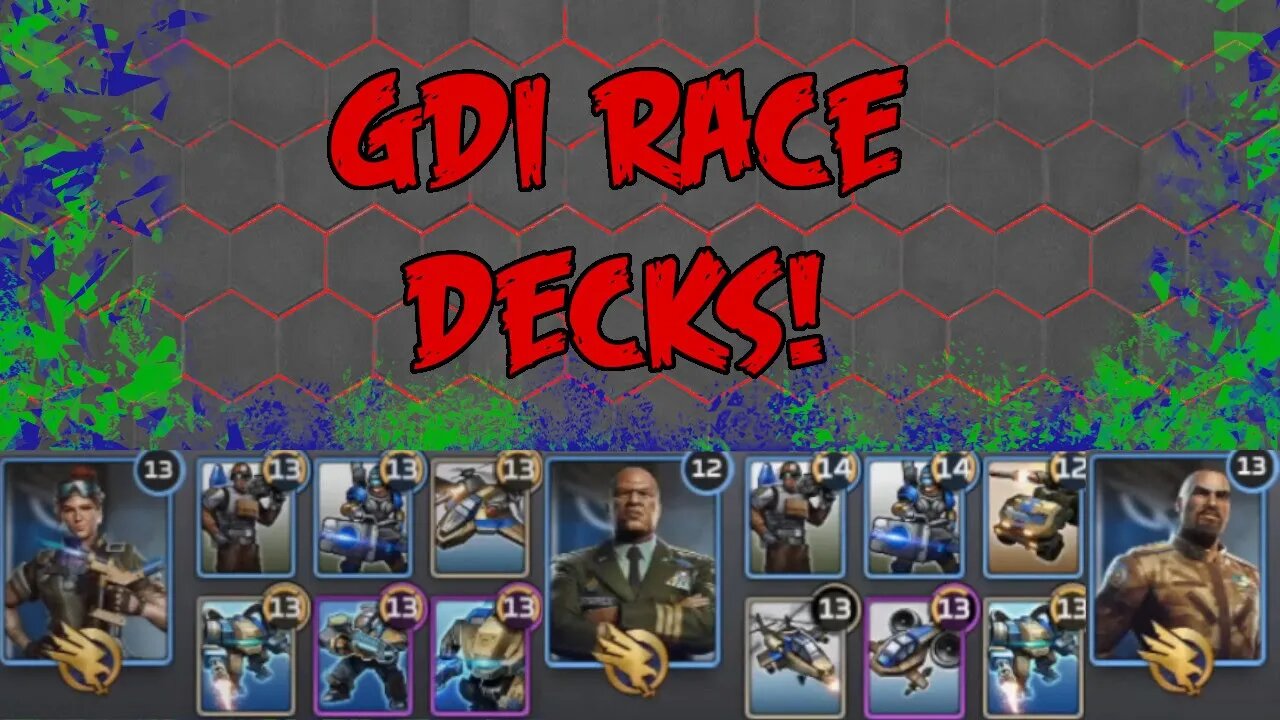 C&C Rivals: 5 GDI Race Decks!