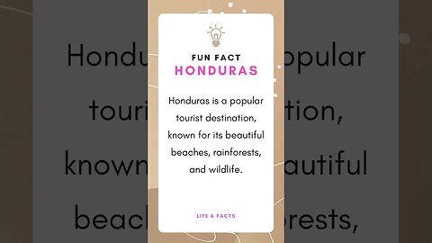 Fun Facts Honduras