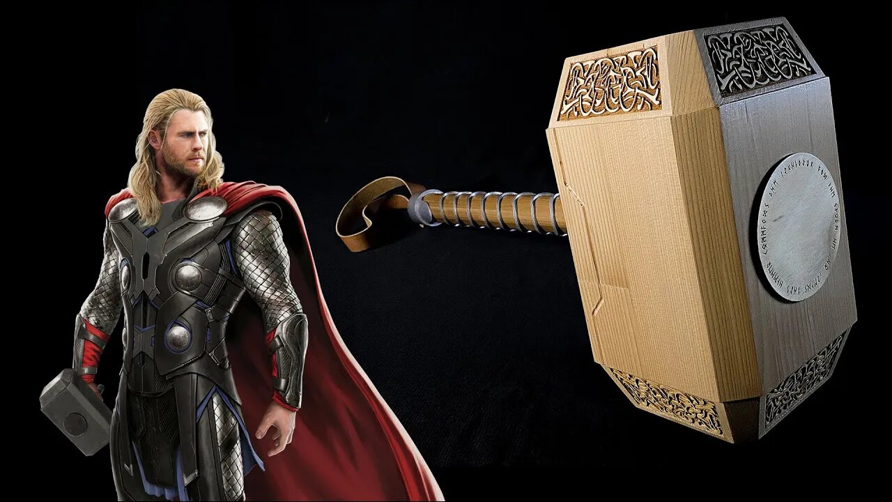 Making Thor's hammer, Mjolnir