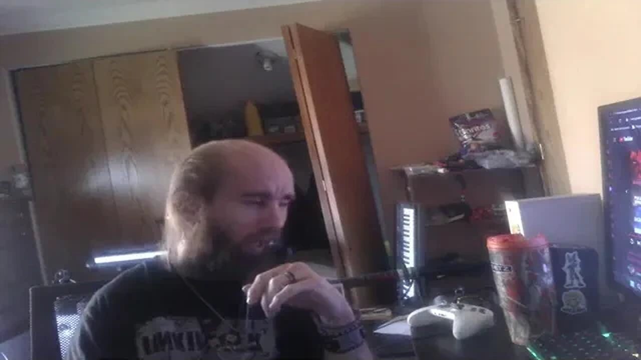Cyraxx on Youtube. "Bouncing on my own accord". 12/8/2023. Hahaha he is so scared that he is leaving
