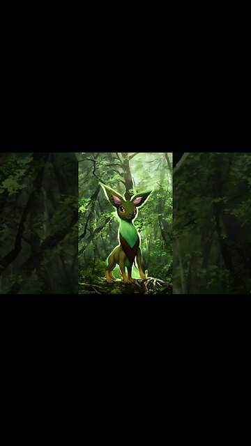 AI generated Leafeon #whosthatpokemon #pokemon