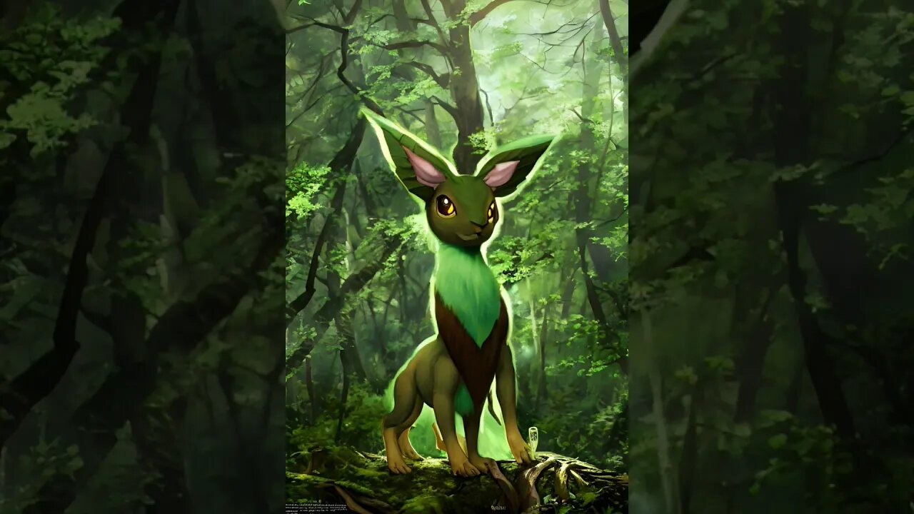 AI generated Leafeon #whosthatpokemon #pokemon