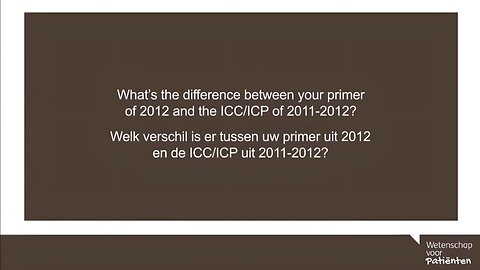 What's the difference between your primer of 2012 and the ICC/ICP of 2011/2012? - Leonard Jason (Psychologist)