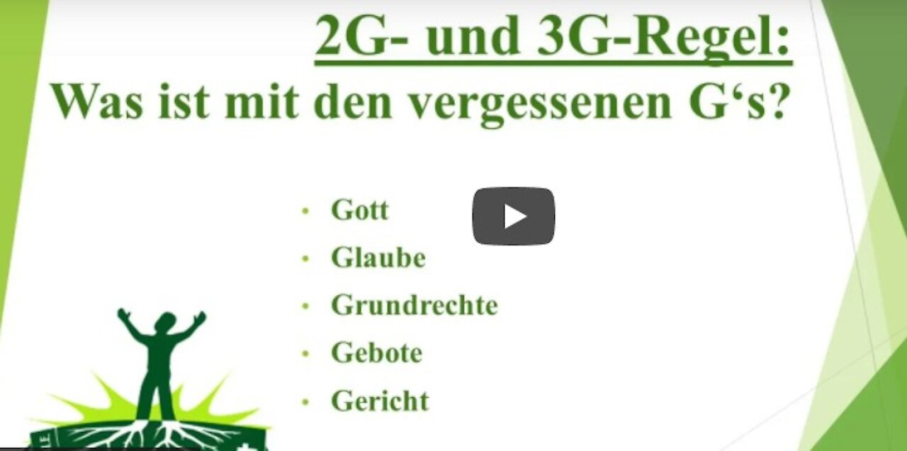 2G- und 3G-Regel? Die wichtigsten G's haben wir vergessen.