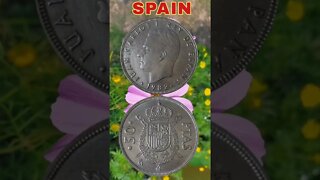 Spain 50 Pesetas 1982.#shorts #coinnotesz