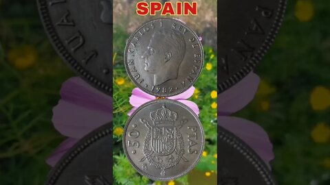 Spain 50 Pesetas 1982.#shorts #coinnotesz