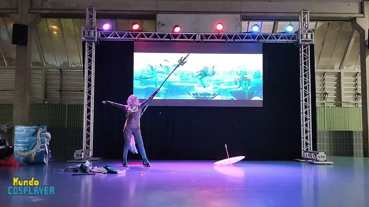 Apresentação Cosplay em Trio do jogo Genshin Impact no 27º Campinas Anime Fest (2022)