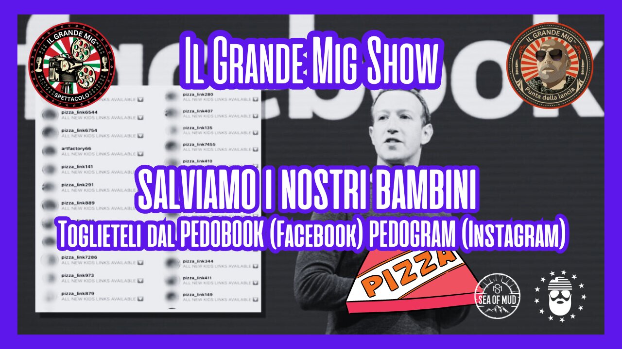 Salvate i nostri bambini, toglieteli dal PEDOBOOK (Facebook) PEDOGRAM (Instagram) |EP182