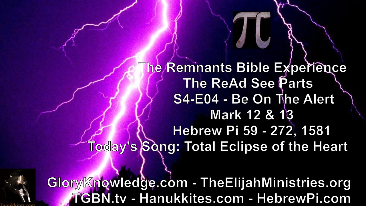 S4/Ep04 - Be On The Alert! - The ReAd See Parts LIVE!