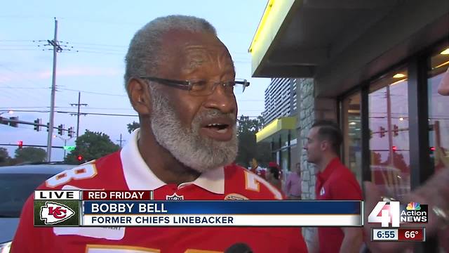 Chiefs flags at McDonald’s benefit Ronald McDonald House charities