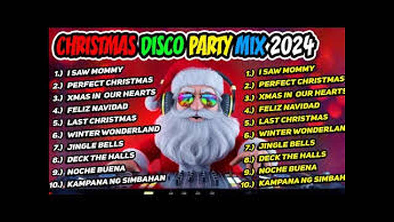 CHRISTMAS SONGS DISCO MEDLEY 2024 - 2025 | DISCO TRAXX - DJ ROWEL