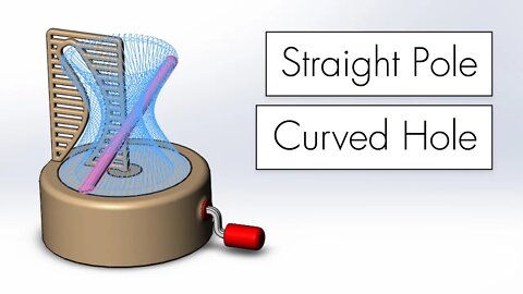 Making the Straight Pole + Curved Hole Illusion