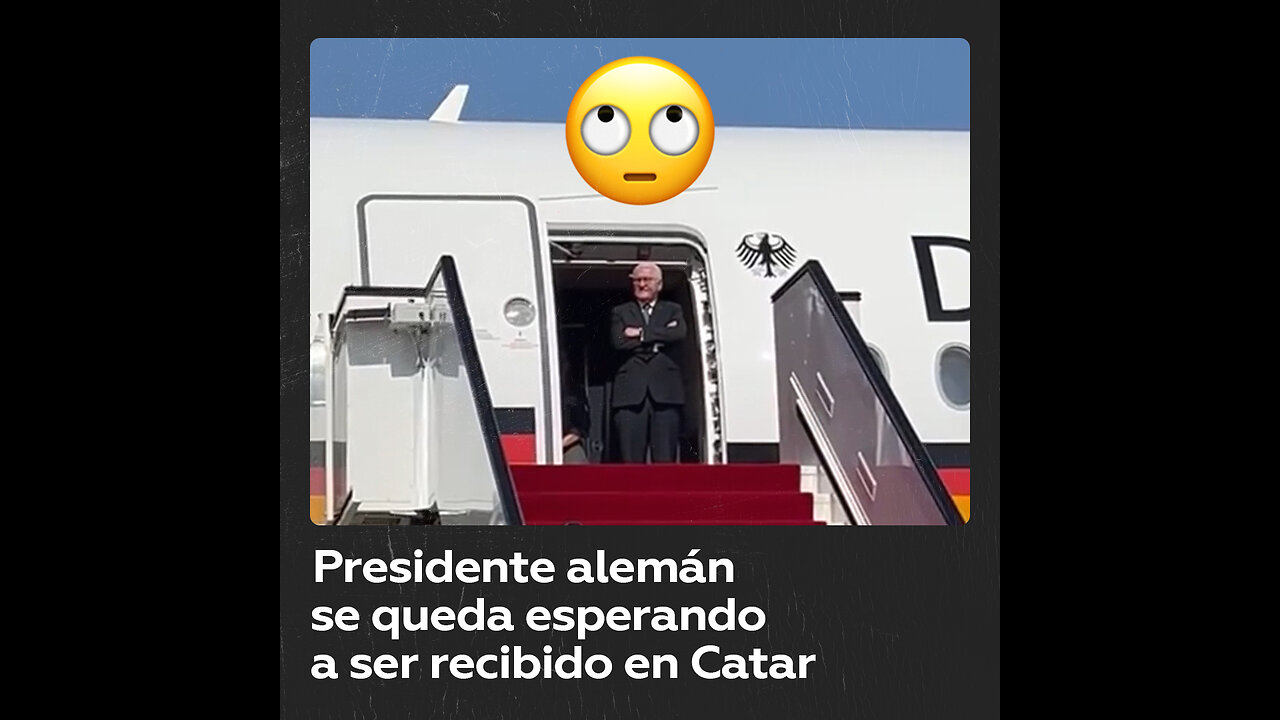 Olvidan recibir al presidente alemán tras su aterrizaje en Catar