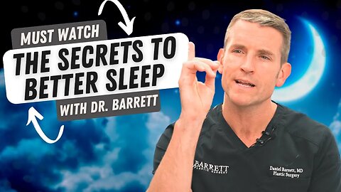 Sleep Hacks from a Plastic Surgeon!