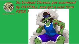 So Undead Chronic get scammed by PAYPALL and get a visit from FEDS #shorts