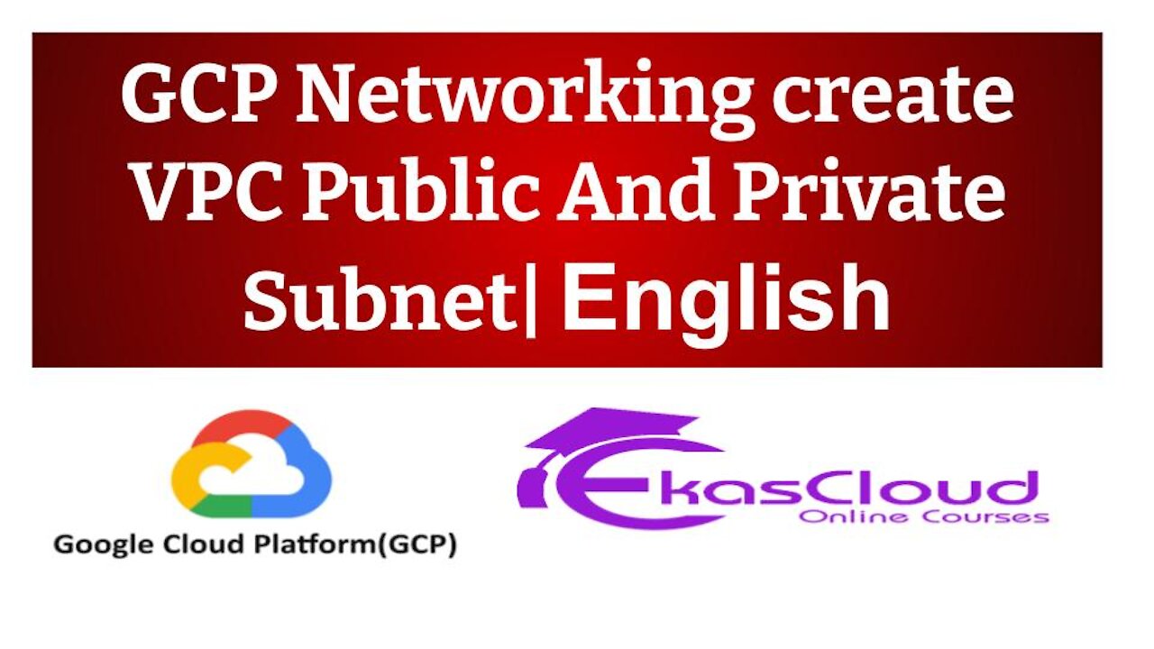 #GCP Networking Create VPC Public And Private Subnet | Ekascloud | English