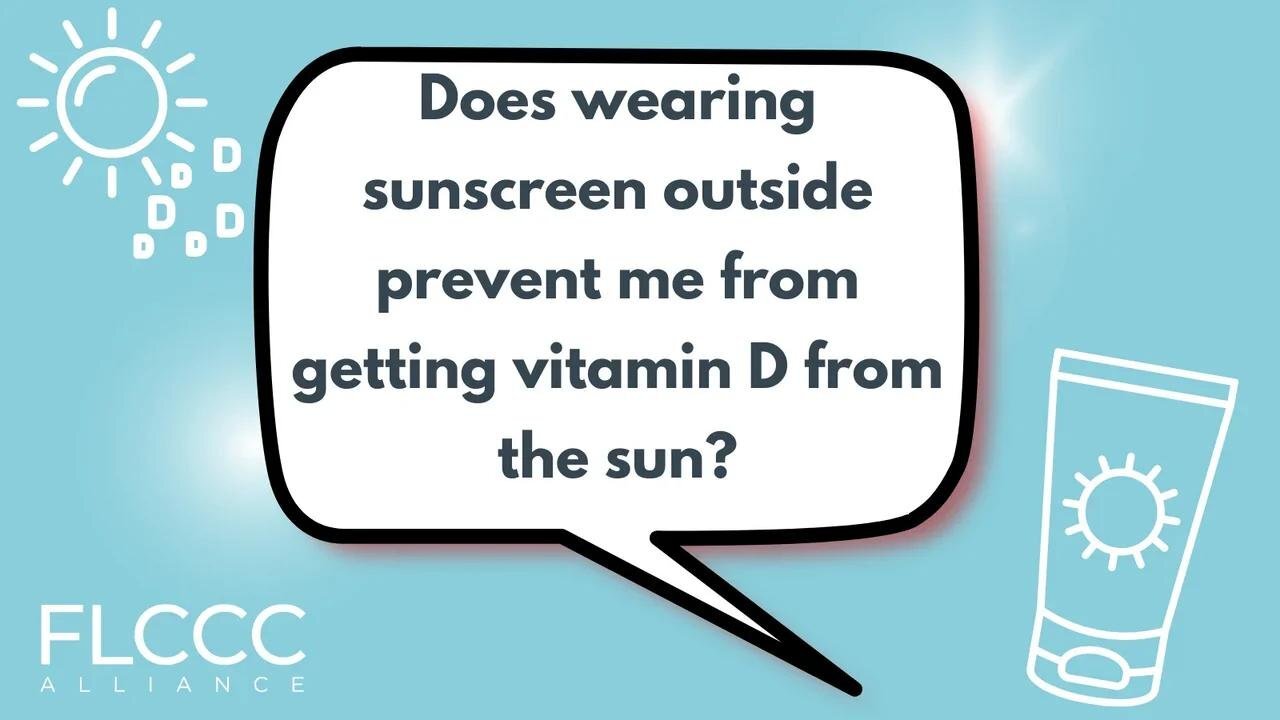 Does wearing sunscreen outside prevent me from getting vitamin D from the sun?