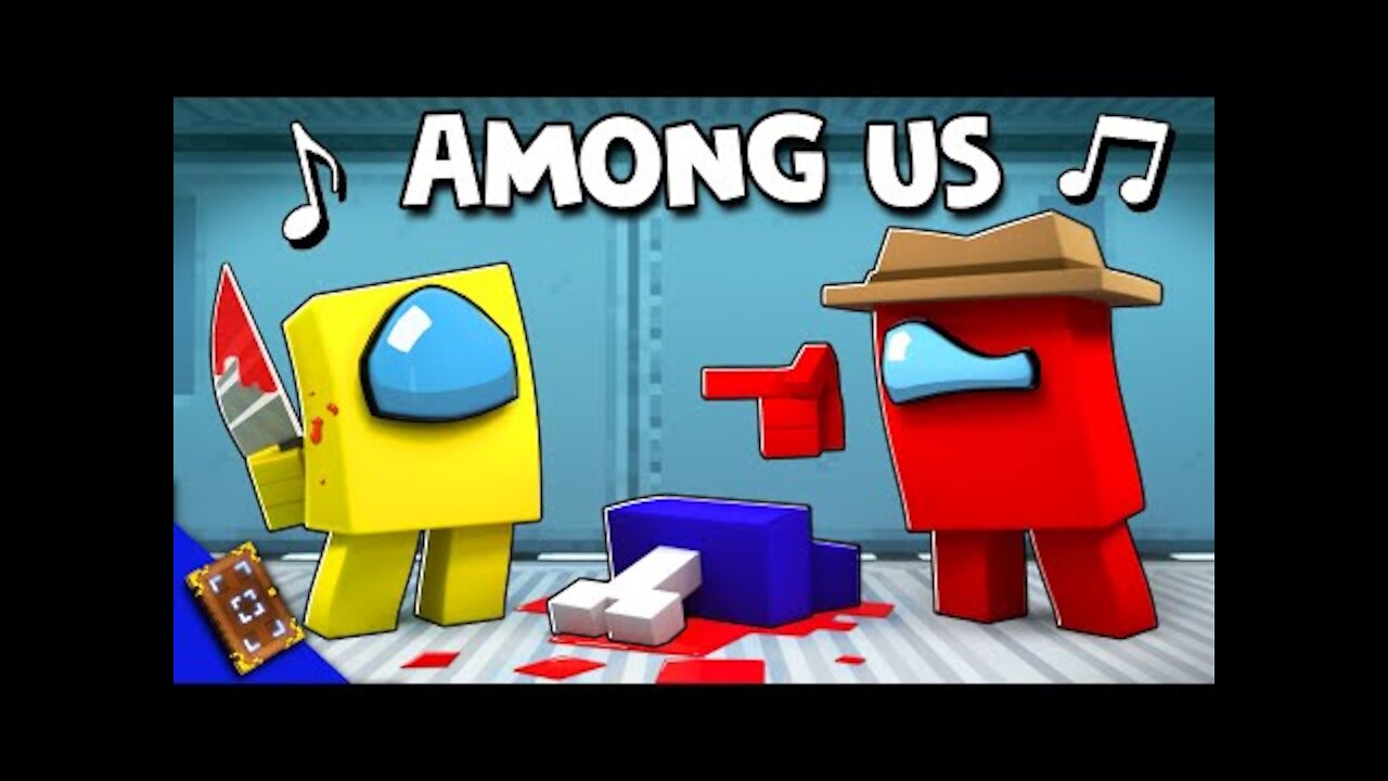 Among Us Minecraft Animation music video (lying to me)