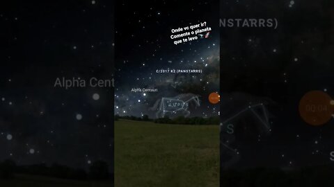 Observando o espaço - Onde você quer ir?