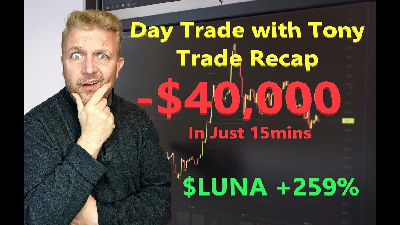 Day Trade With Tony Day Trade Recap Losing $40,000 On A Stock That Moved +259%