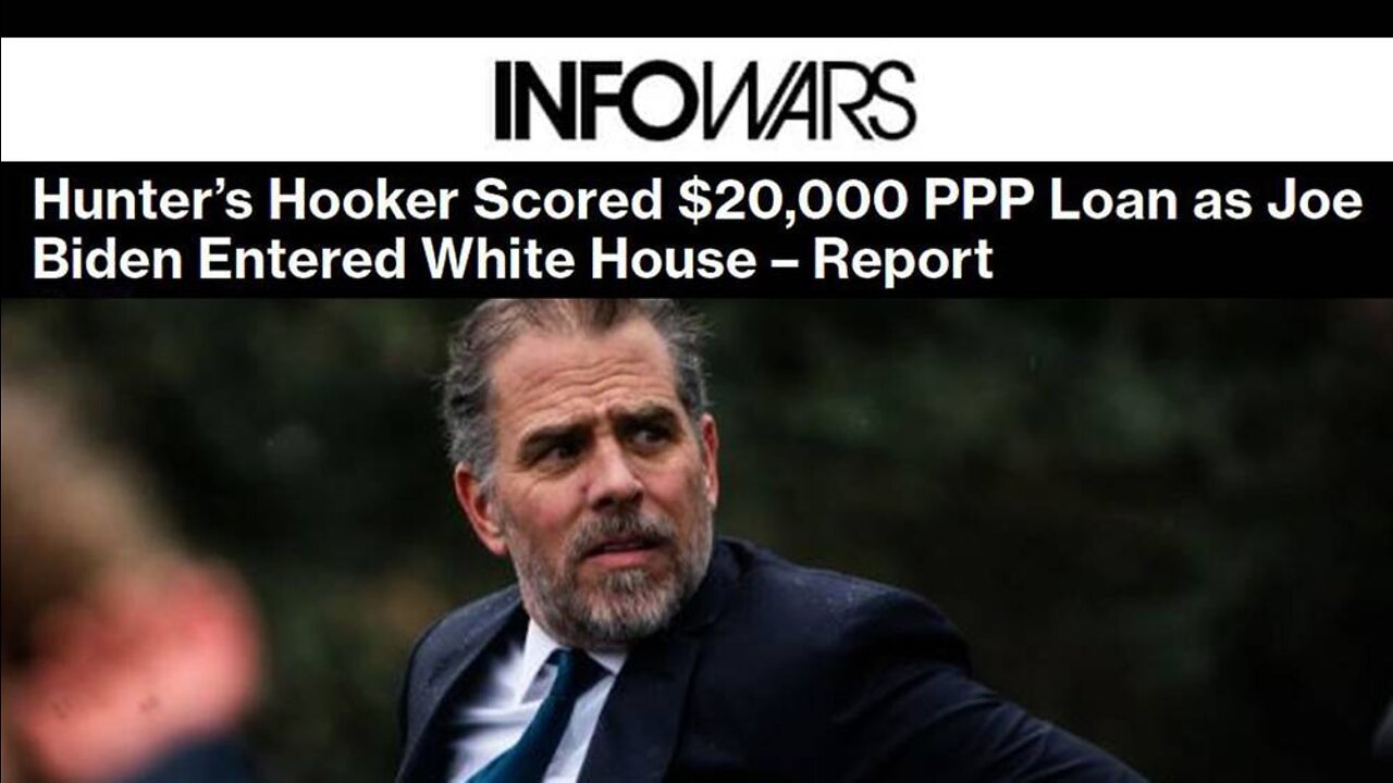 Federal Government Pays Hunter Biden’s Hooker $20,000