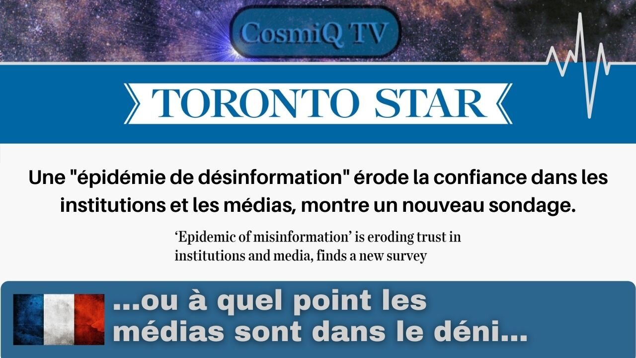 (VOSTFR) Popularité des Médias au Canada : Sondage, 23/02/2021