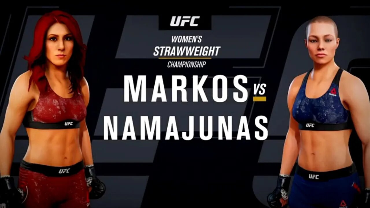 EA Sports UFC 3 Gameplay Rose Namajunas vs Randa Markos