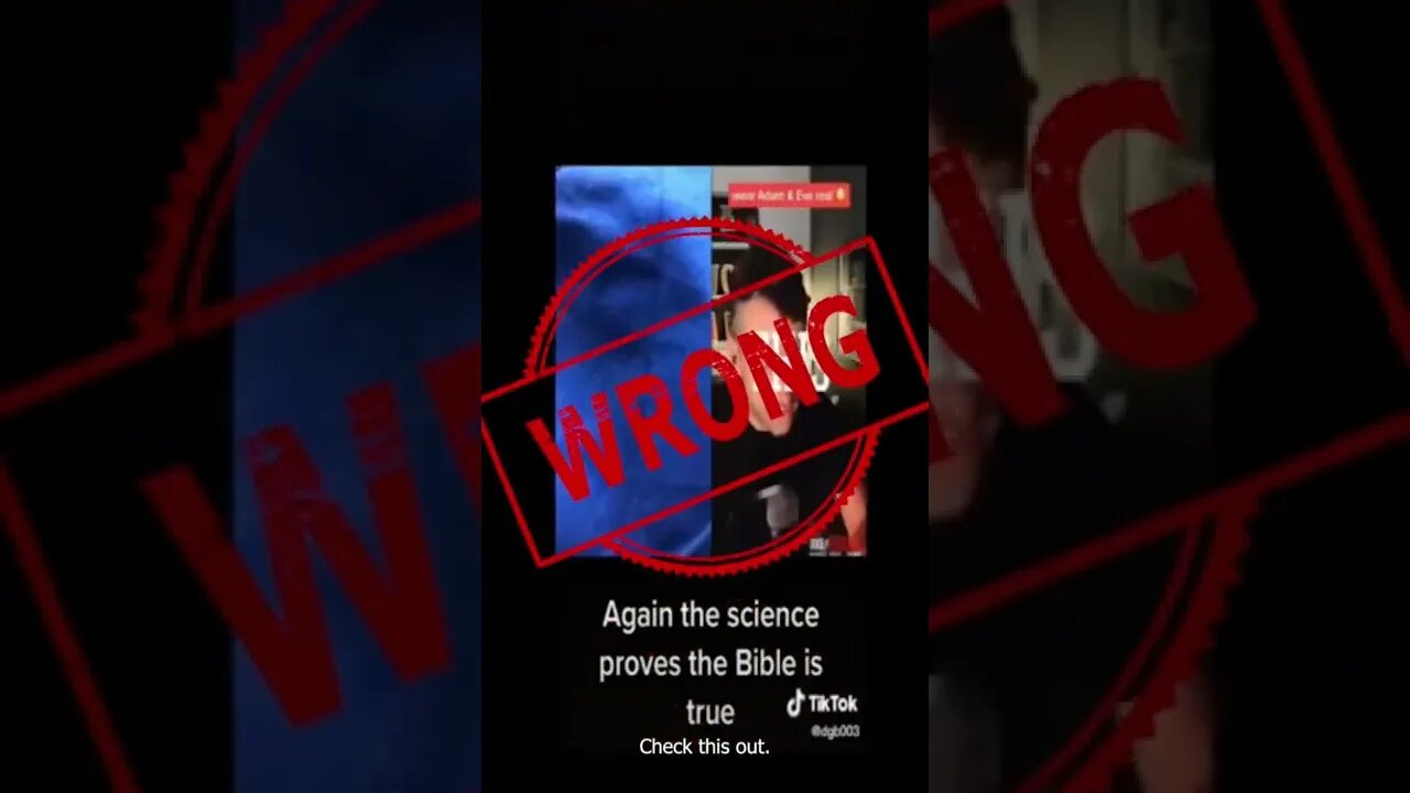 Viral Tik Tok Is JUST Wrong about Adam and Eve? #thoughts #evolution #podcast