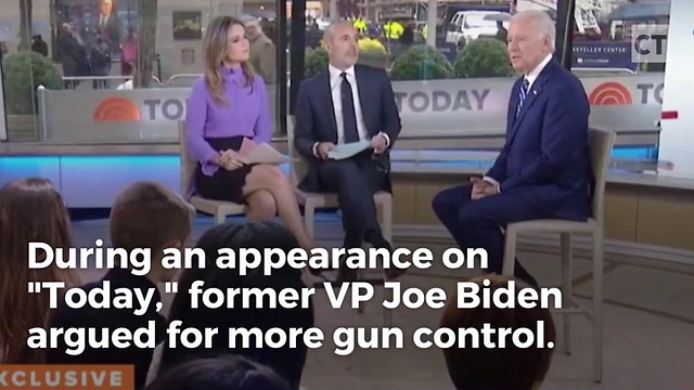 Joe Biden Argues For Gun Control