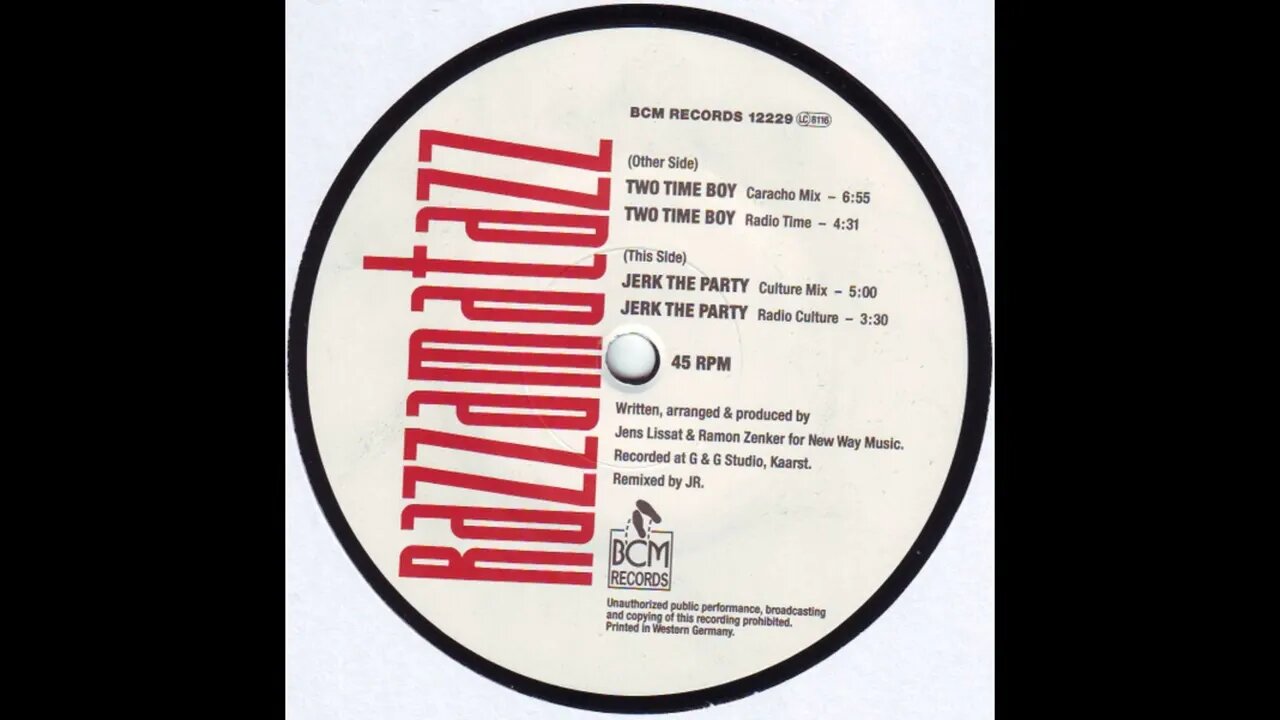 Razzamatazz- Two Time Boy (Caracho Mix)