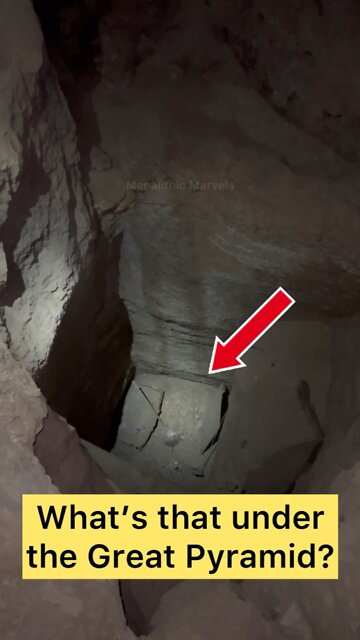 What’s that under the Great Pyramid?