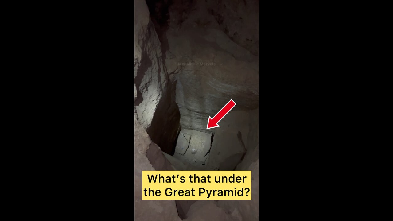 What’s that under the Great Pyramid?