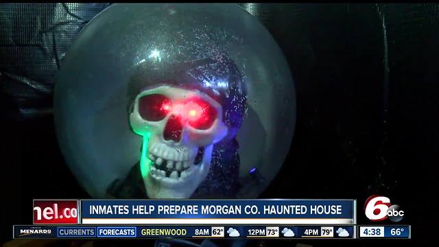 Morgan County Jail inmates help prepare county's haunted house