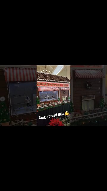 Disney's Boardwalk Gingerbread Deli. This Is Pretty Awesome.