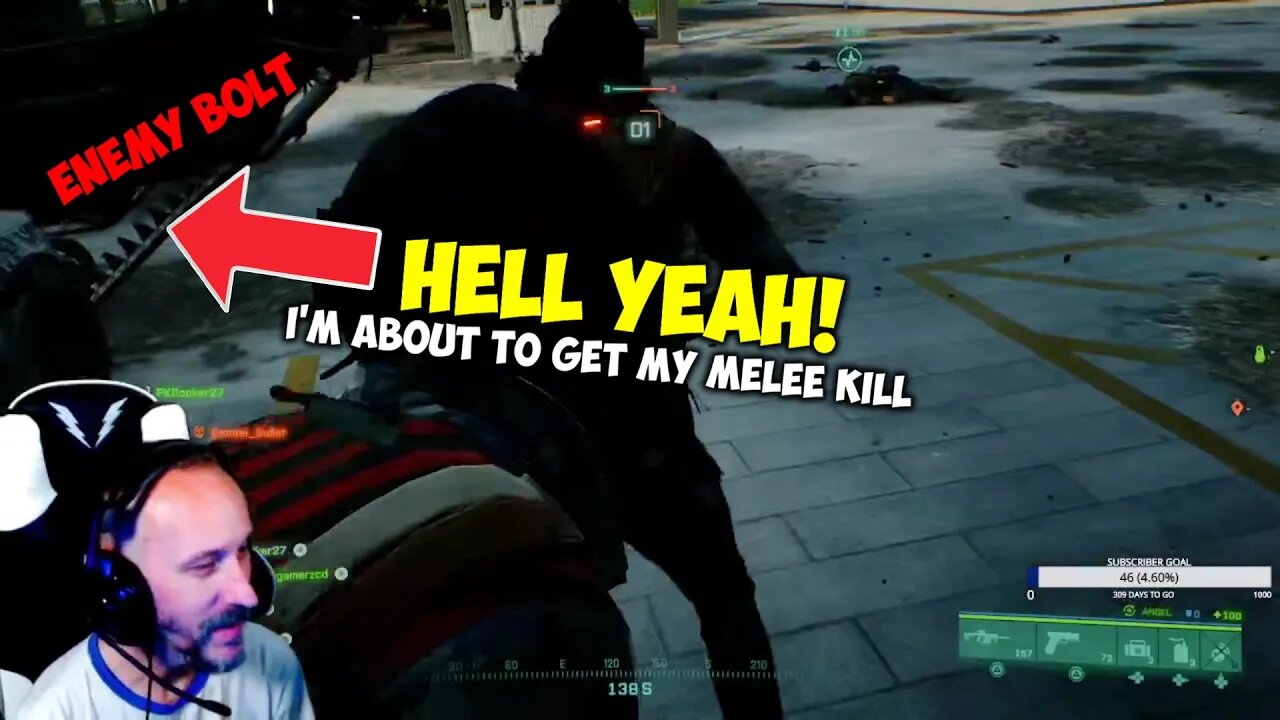 BATTLEFIELD 2048 Melee Kill Interrupted