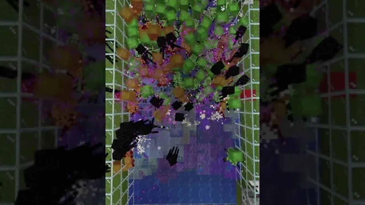 Minecraft 100 Slime Beatles VS 100 Endermen