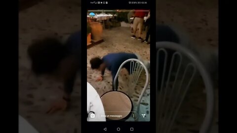 Doing 100 Push Ups at the Restaurant